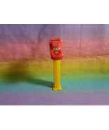 Disney Pixar Cars Lightening McQueen PEZ Candy Dispenser Yellow Stem  - £2.28 GBP