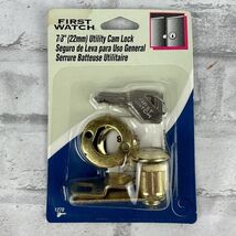 First Watch 1278 7/8" Keyed Utility Cam Lock For Cabinets Or Drawers New... - $8.22