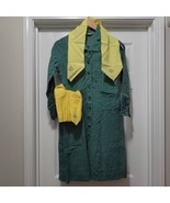 VTG Girl Scout Uniform Dress 1940s Yellow Kerchief / Scarf Girls Juniors... - €50,42 EUR