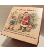 MERRY CHRISTMAS GIFT VINTAGE BOX -  PRIMITIVES by KATHY PHILLIPS - WOODE... - £15.72 GBP