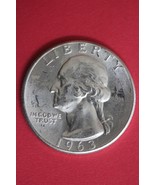 1963 Uncirculated Type B Reverse George Washington Quarter Exact Coin OC... - $25.44 CAD