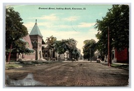Tremont Street View Looking South Kewanee Illinois IL DB Postcard Y6 - £5.42 GBP