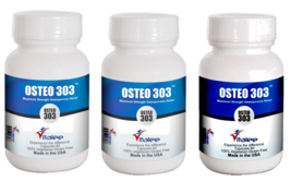 Osteo 303-Arthritis, Osteoporosis Pain Relief Pack (3 bottle 60 cnt) - £109.40 GBP