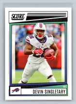 Devin Singletary #266 2022 Score Buffalo Bills - £1.51 GBP