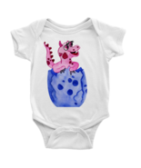 Hatching Dragon Classic Baby Short Sleeve Onesies - White ages from 0 to... - $19.99