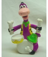 Vintage 1991 THE FLINTSTONES DINO Dinosaur Drummer  Toy Figure 1990&#39;S Drums - $272.87 MXN