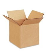 Brown Corrugated Box Lightweight 4 x 4 x 4&quot; in 25 pack (ul) J20 - £101.78 GBP