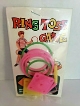 Vintage Ring Toss Game Dime Store Vintage Toy Hong Kong MINT 1960&#39;s NOS - $10.99
