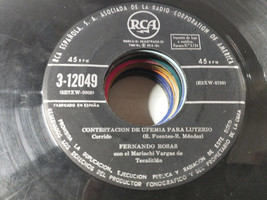Fernando Roses Mariachi Vargas - LP vinile 7 &quot; Solo el Single sin Chemise G - $139.94 MXN