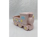 Vintage Ceramic Pink Floral Train Planter 7&quot;X 3 1/2&quot; X 5&quot; - $39.59