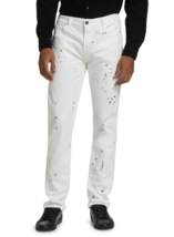 7 For All Mankind Paxtyn Slim-Fit Paint Splatter Jeans ( 30 x 32 ) - £86.27 GBP
