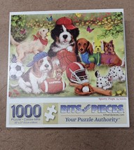 Bits And  Pieces Puzzle; Sporty Pups;  1000 pieces - $15.00