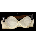 Vintage Strapless Bra JCPenney Size 34B White 34 B 1960s 1970s - $59.99