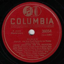 Jimmie Lunceford w/ Joe Thomas 78 Dinah Part 1 / Dinah Part 2 SH2F - $6.92