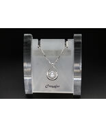Crossfor Dancing Stone Fairy Drop 925 Sterling Silver Necklace NYP-602 - $124.99