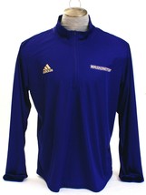 Adidas AeroReady Purple Washington Huskies 1/4 Zip Long Sleeve Shirt Men&#39;s XL - £58.39 GBP
