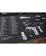 Gun Cleaning Mat for Sig Sauer P226 Breakdown Schematics Parts Diagram - $300.79 MXN