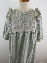 Vintage British Collection Women&#39;s M Nightgown Prairie Cottagecore Calic... - £21.67 GBP
