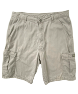 Wrangler Cargo Utility Hiking Shorts Mens size 34 Cotton Pockets Gray - £17.56 GBP