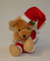 Weely 10&quot; Animated Laughing Christmas Santa Bear - £11.73 GBP