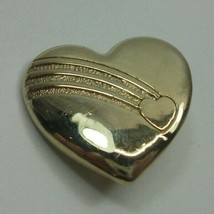 Shooting Falling Rainbow Heart Variety Club Gold Tone Lapel Pin Pinback Button - £2.52 GBP