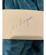 JOE FERGUSON  BUFFALO BILLS   AUTOGRAPHED INDEX CARD - £2.35 GBP