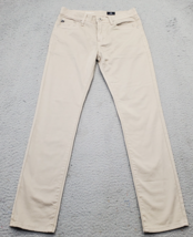 AG Adriano Goldschmied Jeans Youth Size 14 Tan Slim Straight The Stryker... - $23.35