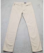 AG Adriano Goldschmied Jeans Youth Size 14 Tan Slim Straight The Stryker... - $23.35