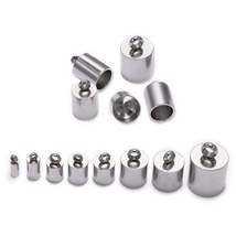 Stainless Steel End Tip Cap 2-10mm, 10pcs - £3.26 GBP+