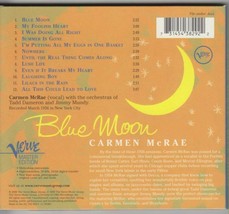 carmen McRae Blue Moon cd Brand new Sealed! - £18.98 GBP