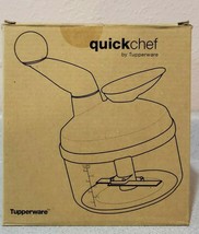 Tupperware QUICK CHEF Food Chopper/Processor Blend Whisk Mix Sapphire Bl... - $28.49