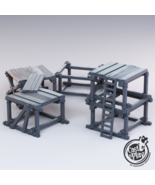 3D Printed Cast n Play - Scaffoldings 28mm 32mm D&amp;D - $462.11 MXN+
