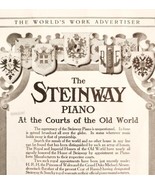 Steinway And Sons Piano 1908 Advertisement Musical Instrument New York D... - $19.99