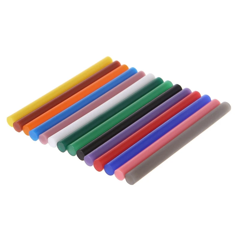 Sporting 2020 New 14pcs Hot Melt Glue Stick Mix Color 7mm Viscosity For DIY Craf - £23.51 GBP