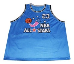 Michael Jordan #23 All Stars Basketball Jersey New Sewn Blue Any Size - £27.64 GBP