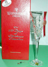 Waterford Crystal Flute 4th Edition 12 Days Christmas Four Calling Birds... - $68.21