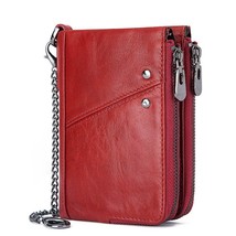 GZCZ 2021 Fashion Women Wallet Leather Zipper Design Female Short  Purse With ID - £63.07 GBP