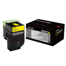 LEXMARK 80C0H40 (800H4) Yellow High Capacity, High Yield Toner Cartridge - £51.99 GBP