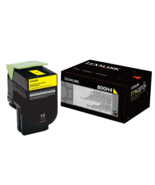 LEXMARK 80C0H40 (800H4) Yellow High Capacity, High Yield Toner Cartridge - $88.34 CAD