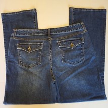 St. John&#39;s Bay High-Rise Bootcut-Leg Women&#39;s Size 16 Blue Denim Jeans - $11.87