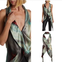 Rick Owens Wishbone Halter Silk blouse sz IT 44 US8 $875 - £312.12 GBP