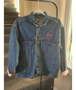 VINTAGE 90&#39;s Planet Hollywood Orlando FL Denim Jacket S Small 1990s Blue... - $54.12 CAD