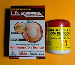 Pomade CURA HONGOS C/KETACONAZOL Ointment 125gr † LAKESSIA P/Unas † MEX - $25.99