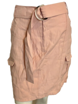 Esqualo Women&#39;s Coral Cargo Skirt with Belt Size 10 NWT - $23.74