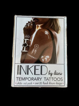 Inked by Dani Temporary Tattoos The White Out Pack 20 Hand Drawn Designs... - £8.55 GBP