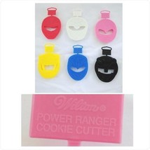 Wilton Power Rangers Cookie Cutters Set Lot 6 Colors Original 90s Vintag... - $62.06