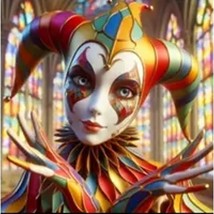 Diamond Art    Clown   10 X 10 in       Materials Included    Adult - $14.03