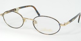 Vintage Silhouette M 7357/30 6054 Or/Bleu Orange Marron Lunettes 50-21-135 - £86.76 GBP