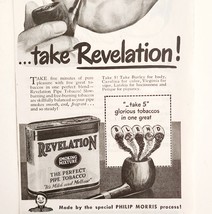 1947 Revelation Pipe Tobacco Advertisement Philip Morris Vintage Smoking... - $27.36 CAD