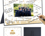 Graduation Party Decorations, Black Gold Class of 2024 Congratulations G... - $24.68